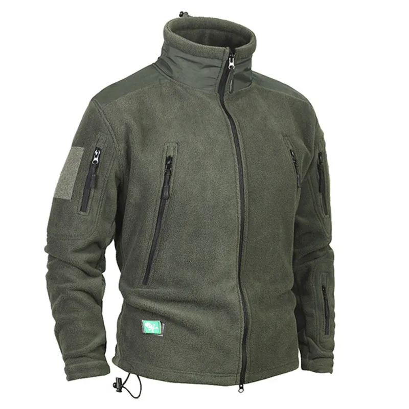 

Outdoors Riding Climbing Hiking Hunting Camping Thermal Military Tactical Windproof Jacket Men Winter Thicken Warm Fleece Coat