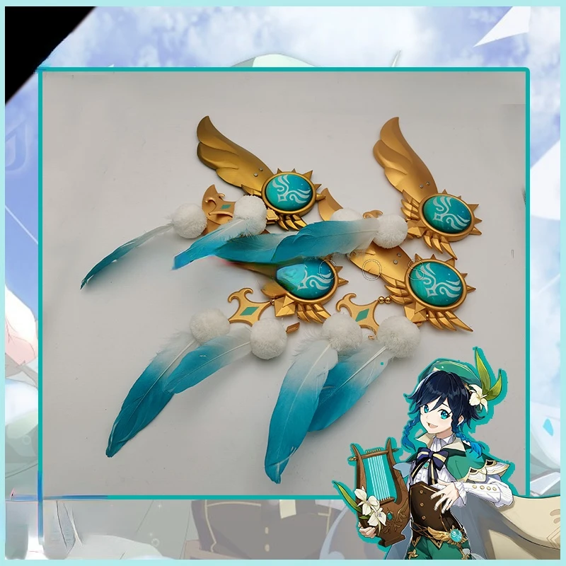 

2021 Genshin Impact Cosplay Props Chinese Anime Figues Xingqiu Barbatos Jean Gunnhildr Waist Accessories for Unisex Costume Prop
