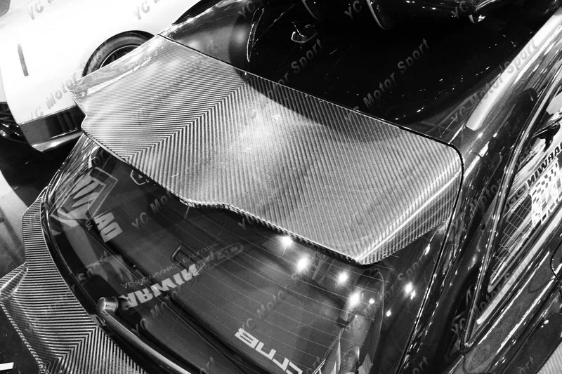 Car Accessories Carbon Fiber Replica Roof Spoiler Fit For 2015-2017 RS6 DTM Rear Wing | Spoilers &amp Wings