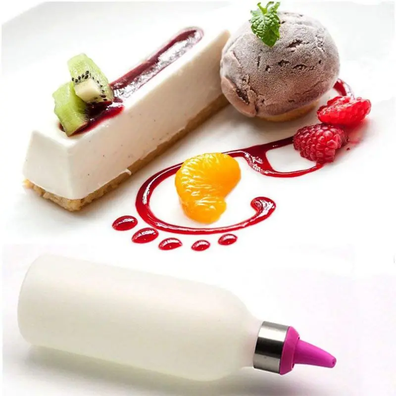 

NORBI Squeeze Type Sauce Bottle Safe Resin For Ketchup Mayonnaise Olive Oil 450ml Bottle Condiment Dispenser 2021
