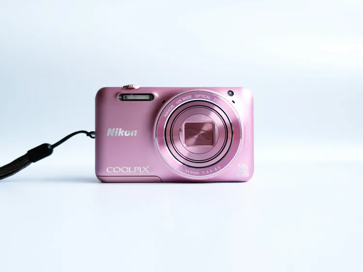 Б/у цифровая компактная камера Nikon CMOS COOLPIX S6600 Wi-Fi 12x оптический зум объектив NIKKOR с