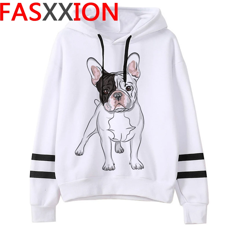 

French Bulldog hoodies women anime streetwear 2021 female hoody clothing printed