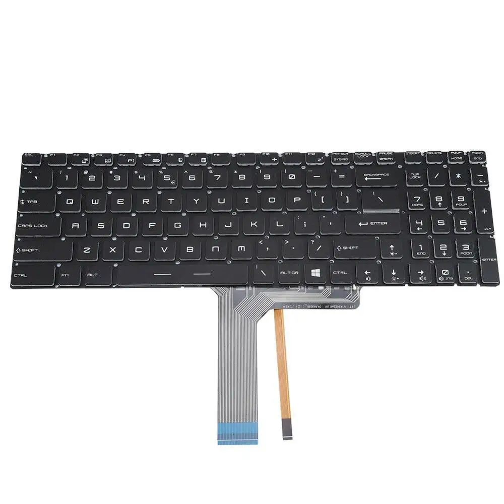 

NEW FOR MSI GL62 GL72 GP62 GP72 Backlit Laptop Keyboard English Crystal RGB backlit colorful Keyboard GT72S GL63 GL73 US GS60