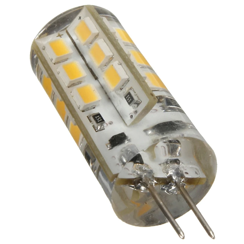 1 шт. G4 3 Вт 2835SMD 24 светодиодный светильник силиконовая капсула сменный галогенный