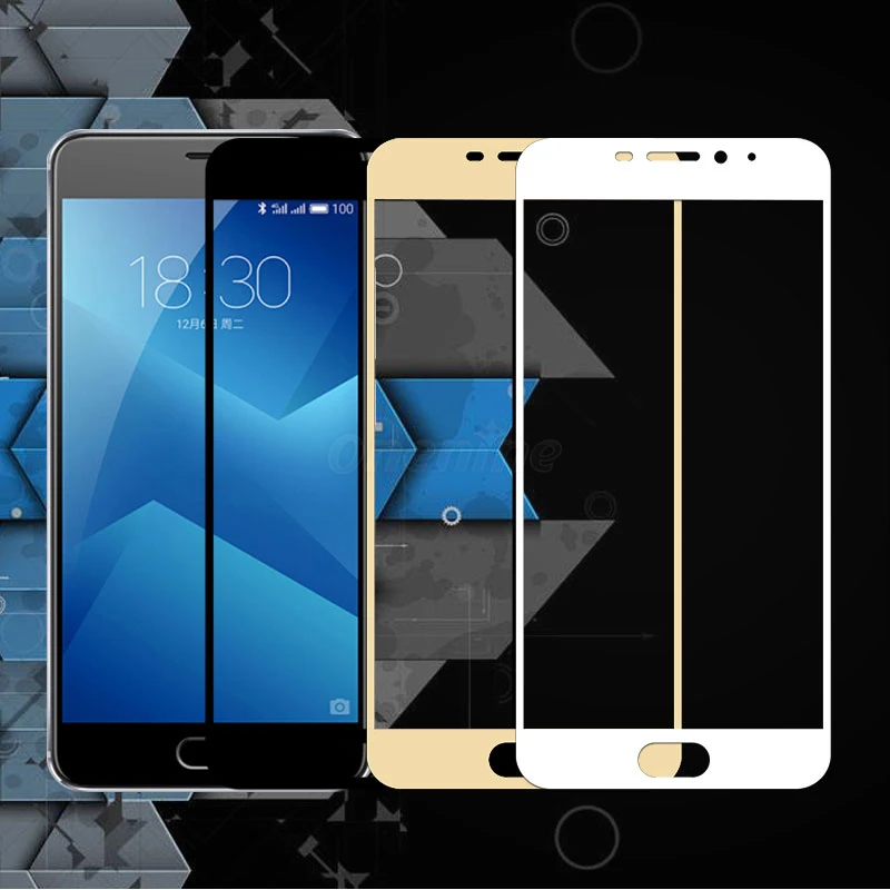 Защитная пленка Onenine 4D для Meizu M5 Note закаленное стекло защита экрана полное