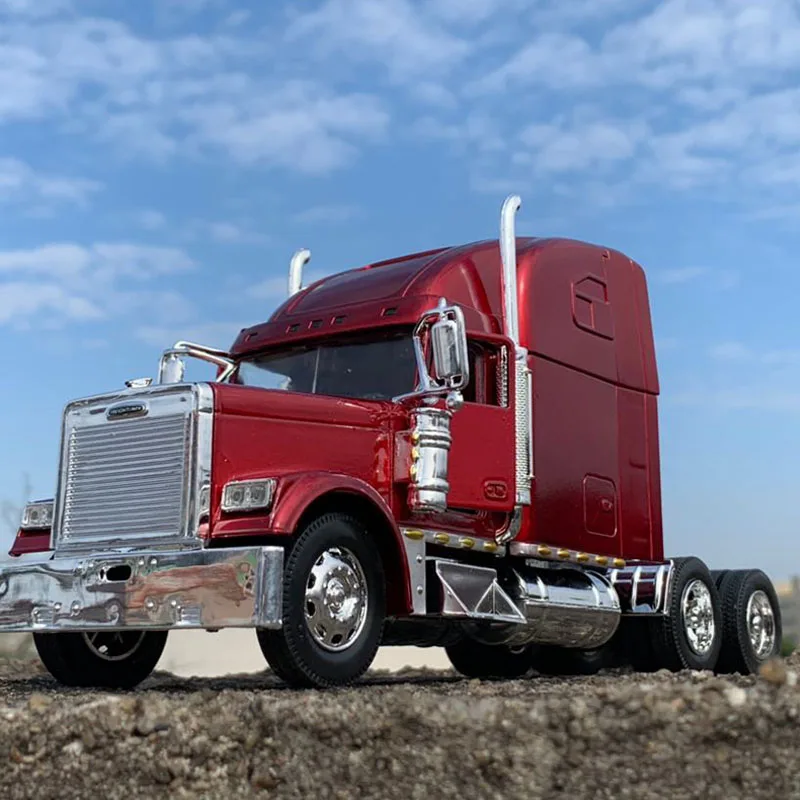 США тягач 1:32 литая модель автомобиля из металлического сплава Американский