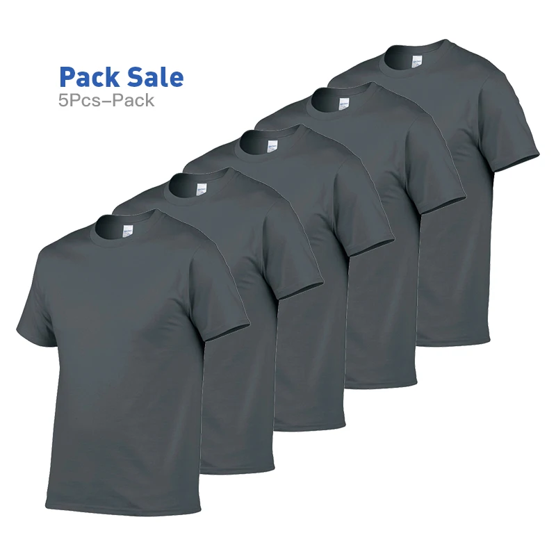Gildan Brand Summer T-shirt for Men Women O-neck Sport Men Tshirt Oversize 100% Cotton Solid Casual Short Sleeve Tshirt Tops Tee images - 6