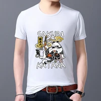 mens t shirt classic printing hot selling casual all match japanese fried street round neck mens shirt soft commuter t shirt