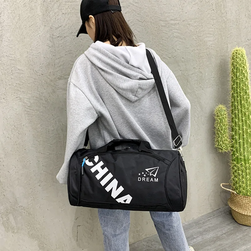 

Sports Bags For Gym Women Men Gym Fitness Bag Waterproof Cylinder One Shoulder Outdoor Sport bag Swimming Travel Package Handbag