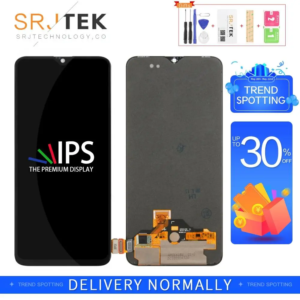 ЖК-дисплей TFT для Oneplus 6t сенсорный экран с дигитайзером и панелью в сборе дисплей 1