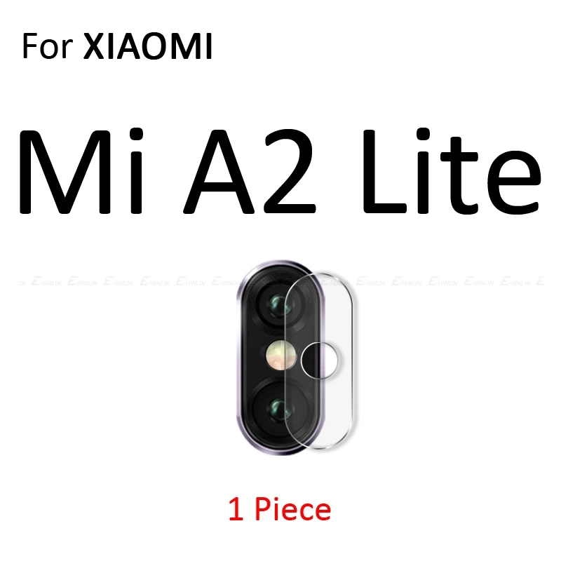 For XiaoMi MiA2 Lite Задняя Камера защитная крышка объектива закаленное Стекло чехол для Xiaomi mi 9 8 до 9 лет A3 A2 Lite Red mi Note 8, 7 6 5 10 Pro 6A S2 mi x Max 3 - Цвет: For XiaoMi MiA2 Lite