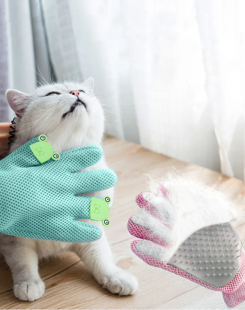 Новая Обновленная расческа для собак кошек щетка удаления волос массажная