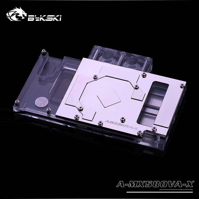Bykski GPU Cooler Fit MAXSUN RX580 (Overseas Version) Graphics Card 12V 4PIN RGB 5V 3PIN RBW Light Cable A-MX58OVA-X | Компьютеры и