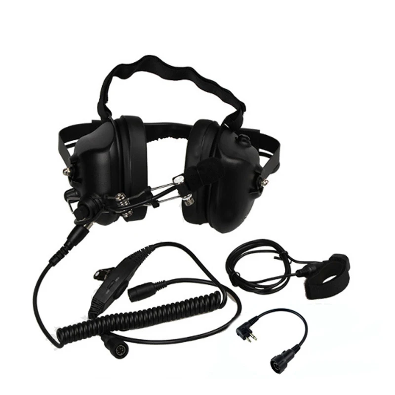 Headphone Walkie Talkie Noise Cancelling Headset For Motorola CP160 EP450 GP300 GP68 GP88 CP88 CP040 CP100 CP125 CP140