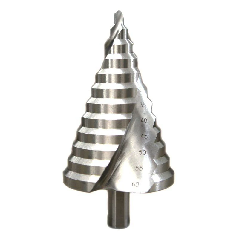

6-60mm step cone drill bit hole cutter bit set cutting edge step core drill bit reamer triangle shank wood metal drilling