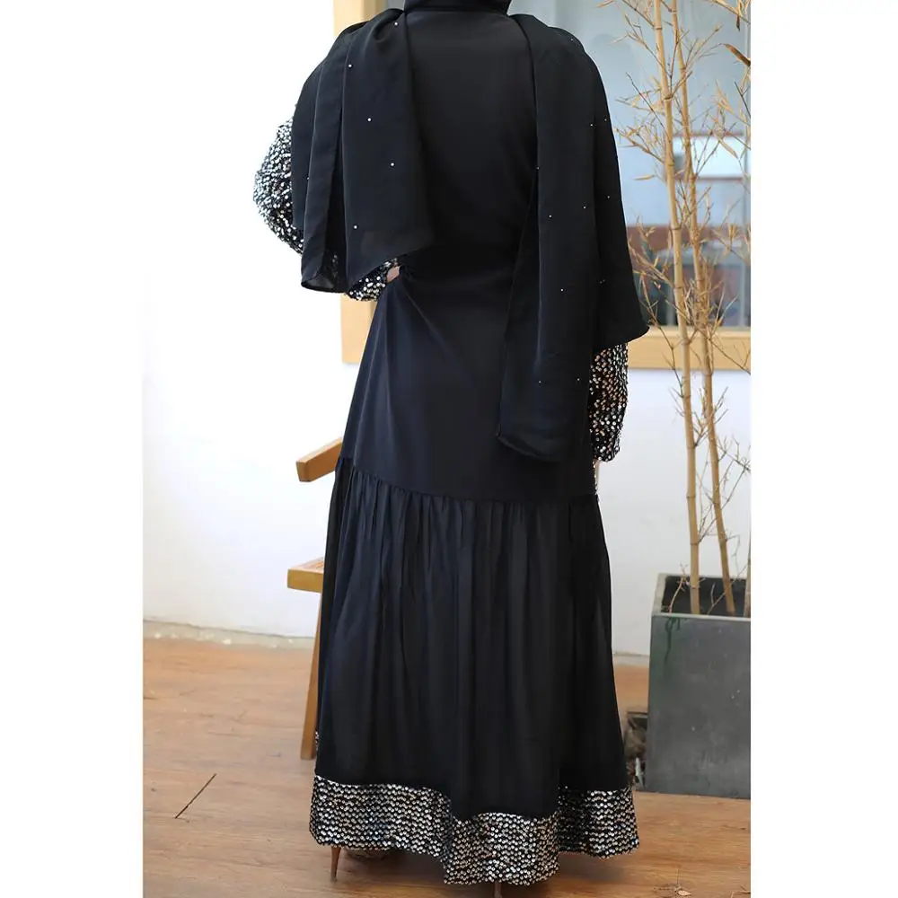 2020 новая мусульманская Мода абайя исламский марокканский простой турецкий Caftan