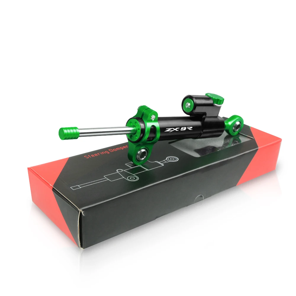 Motorcycle Steering Damper Stabilizer Linear Reversed Safety Control For Kawasaki Ninja ZX-9R ZX900 1998-2003 ZX9R ZX 9R 9 R 900 |