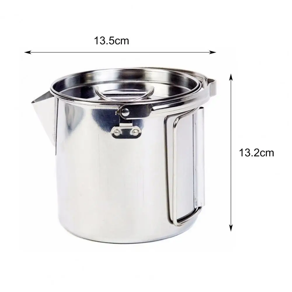 

Simple Multifunctional Portable Multi-purpose High-temperature Resistant And Useful Stainless Steel Camping Kettle Coffee Pot f