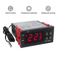 digital lcd temperature controller thermostat stc 1000 1m ntc sensor thermostat regulator heater cooler two relay output