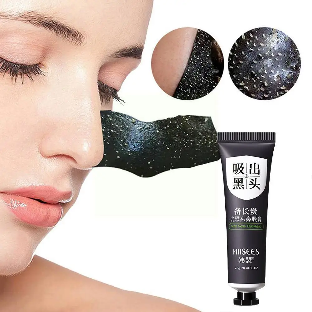 

20g Blackhead Remover Mask Cream Shrink Pores Acne Remove Head Skin Care Peel Black Nose Type Cleansing Mask Purifying A6B5