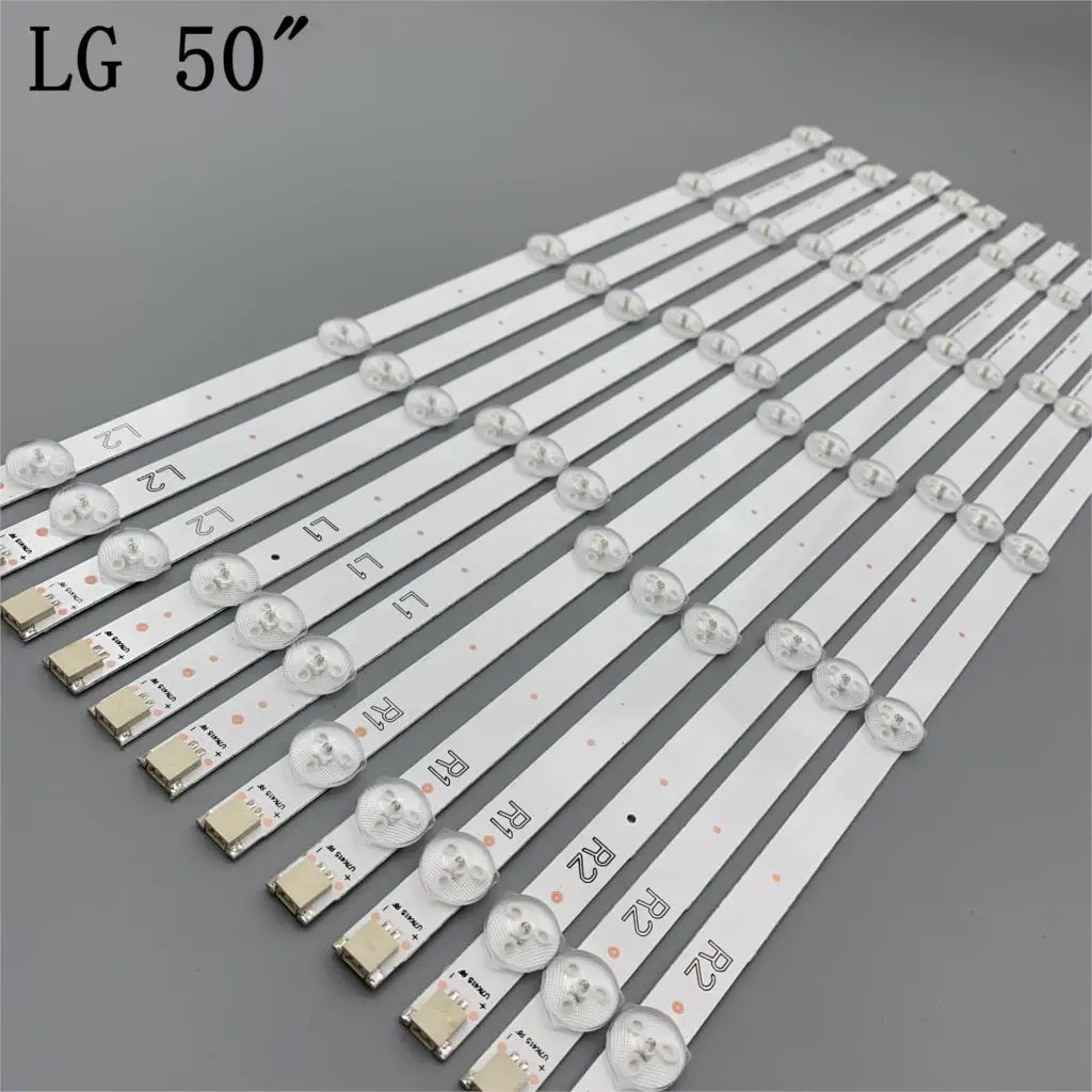 

Оригинальная светодиодная лента для подсветки для LG 50 "ROW2.1 REV 0,4 50LN575S LC500DUE(SF)(U1) R2 U2 50LN5200 50LN5100 50LN5600 50LA6230