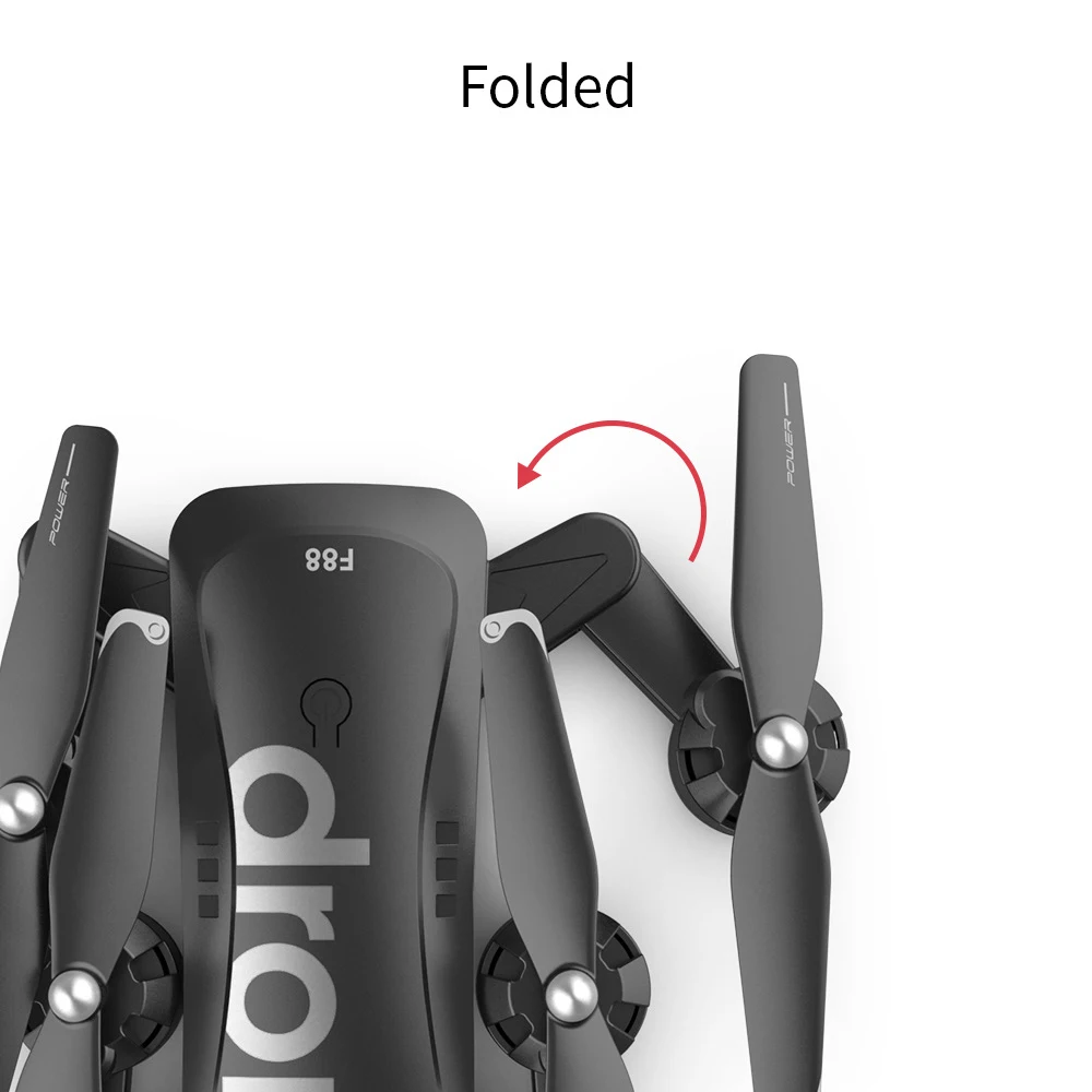 WiFi Радиоуправляемый Дрон 4K двойная широкоугольная камера оптический поток