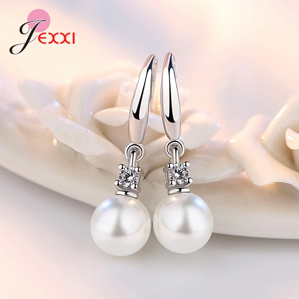 Большая Акция подлинное серебро 925 пробы серьги с ярким пресноводным жемчугом