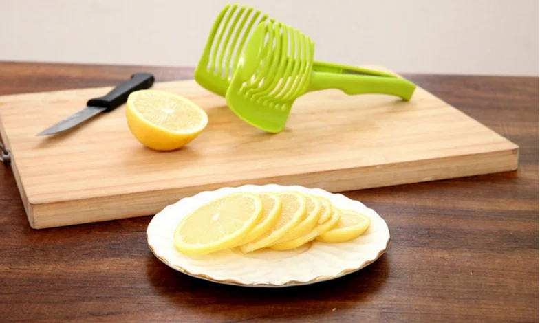 Машина для нарезки томатов и лимонов круглая машина картофеля Кухонная