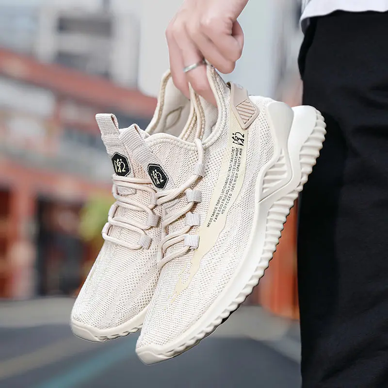 

2020 New Sneakers Men Shoes Casual Lace-up Mesh Men Shoes Breathable Fashion Flat Men Shoes Comfortable Large Size Hot Sale
