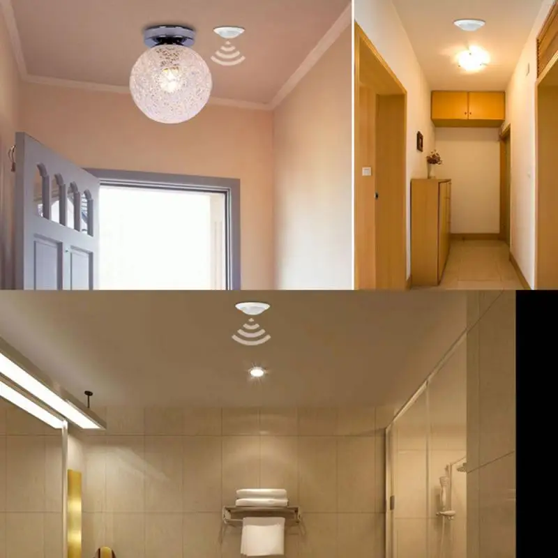 220V PIR Motion Sensor Switch ON / OFF Indction IR Infrared Human Body Module Light Control Detector 50HZ | Обустройство дома