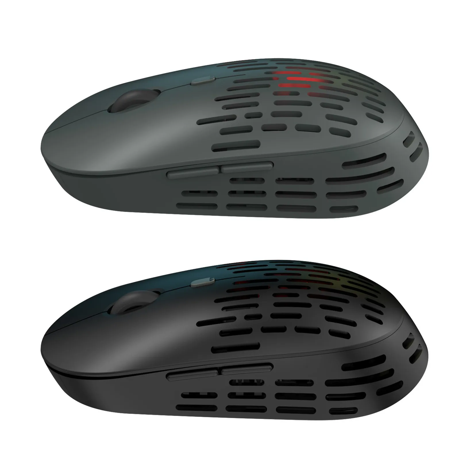 

6 Buttons 1600dpi 2.4G Luminous Hole Rechargeable Wireless Mute Gaming Mouse Mini Laptop Notebook Office Gaming Mouse