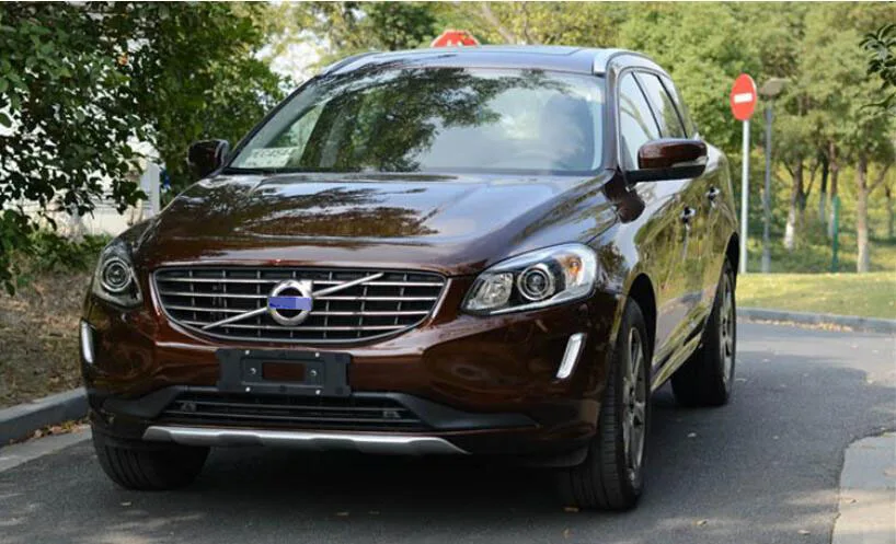 Для Volvo XC60 2012 автомобильные накладки из нержавеющей стали, накладки на пороги, приветственные наклейки на педали, аксессуары для стайлинга автомобилей, 4 шт