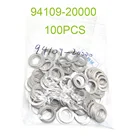 Новинка 100 шт. 94109-20000 9410920000 20 мм пробка для слива масла прокладка для шайбы для Honda для Acura высококачественные автомобильные аксессуары