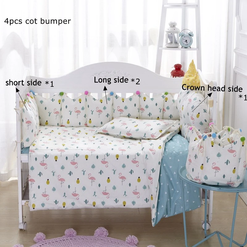 4 шт. хлопковая кроватка детское постельное белье в скандинавском стиле детский