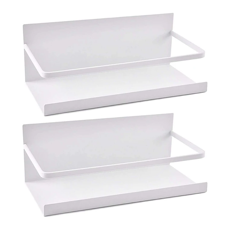 

netic Spice Rack netic Shelf for Refrigerator netic Fridge Spice Rack White 2 Pack