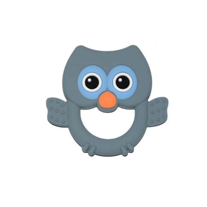 5 шт./упак. Снежинка бусы Детские Прорезыватель для зубов DIY соски с цепочкой