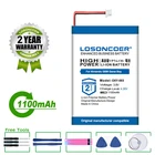 Аккумуляторная батарея LOSONCOER, 1100 мАч, 3,8 в, комплект литий-ионных аккумуляторов для Nintendo GBM Game Boy Micro