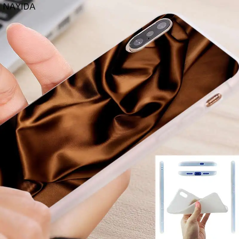 Мягкий силиконовый чехол для iPhone 13 11 12 Pro X XS Max XR 6 6S 7 8 Plus SE Mini с обложкой шоколадной плитки Вилли Вонка с золотым.