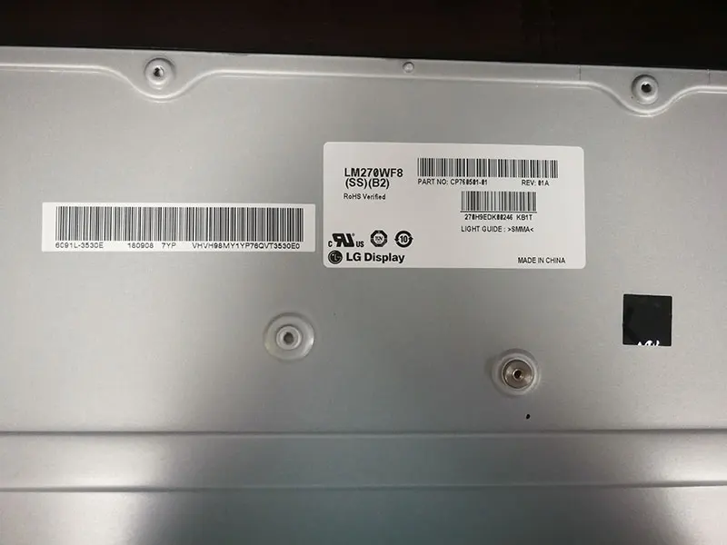 27 ''новый оригинальный LM270WF8 SS A1 B1 B2 микро границы IPS ЖК дисплей экран для NEC PC