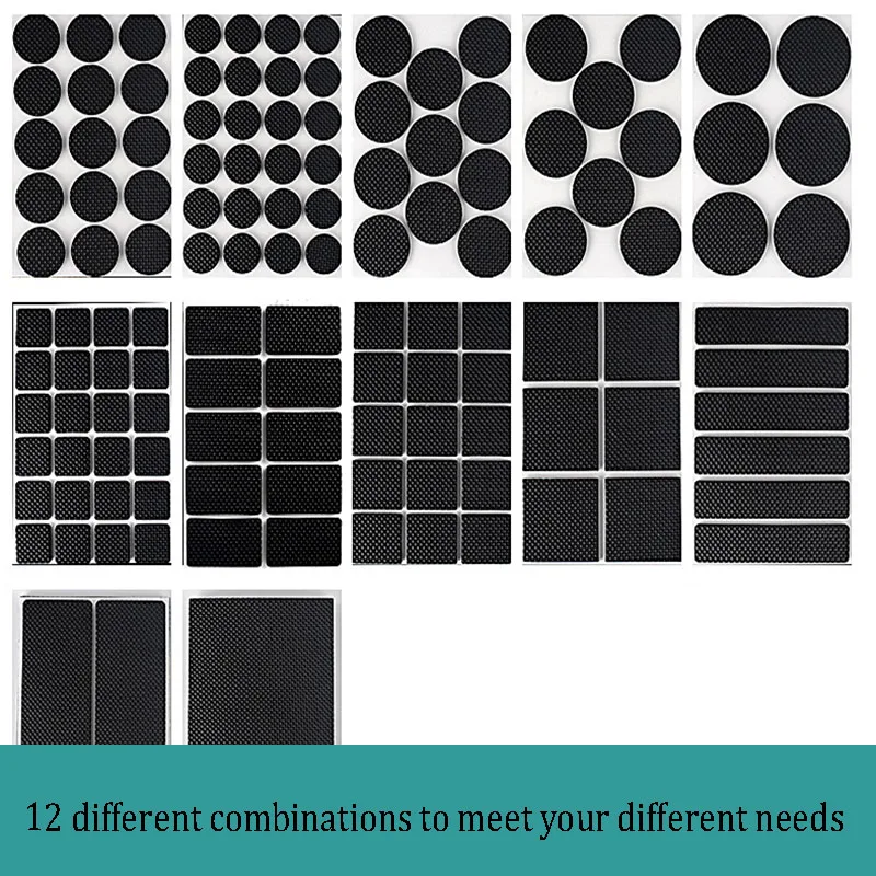 3 72 шт. противоскользящие мягкие самоклеящиеся износостойкие коврики для