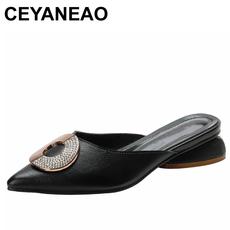 

CEYANEAO 2021 Summer Shoes Women Flats Pointed toe Slip-on Shoes Elegant Woman Party Shoes Fashion Brand Ladies Footwear