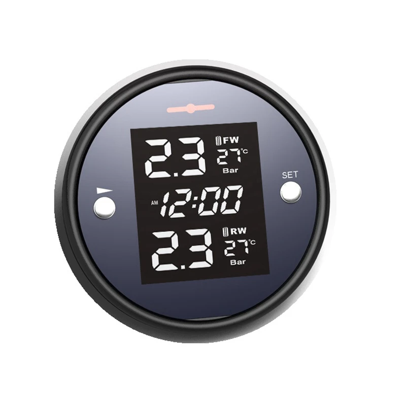 Новая мотоциклетная Беспроводная система TPMS универсальная контроля давления в
