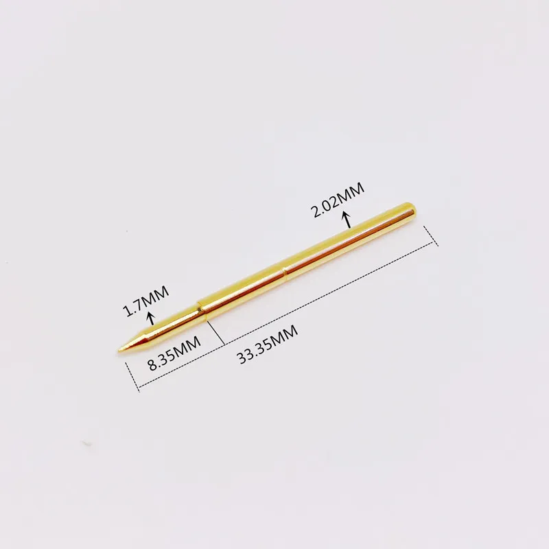 100 шт. металлический латунный позолоченный зонд диаметром 2 02 мм | Обустройство