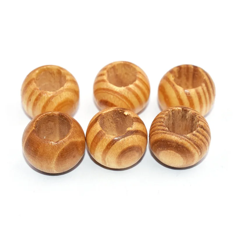 Для изготовления украшений своими руками Браслет деревянные бусины с большими