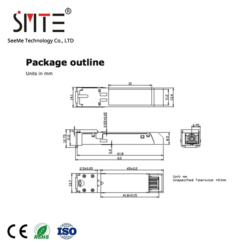 Оптоволоконный модуль SUPERXON GPON OLT C + SOGQ4321-PSGB SFP |