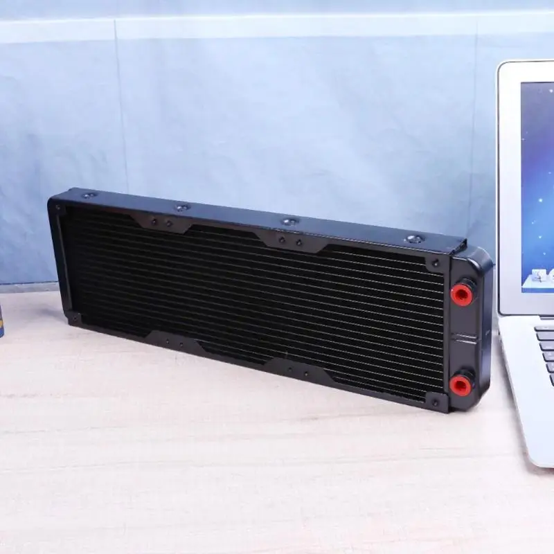 Радиатор для водяного охлаждения компьютера 360 мм 18 трубок радиатор с резьбой G4/1
