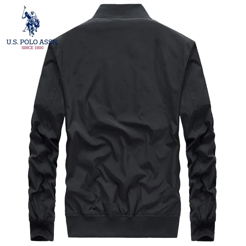 Мужская повседневная куртка с Бейсбольным воротником блестящая на молнии