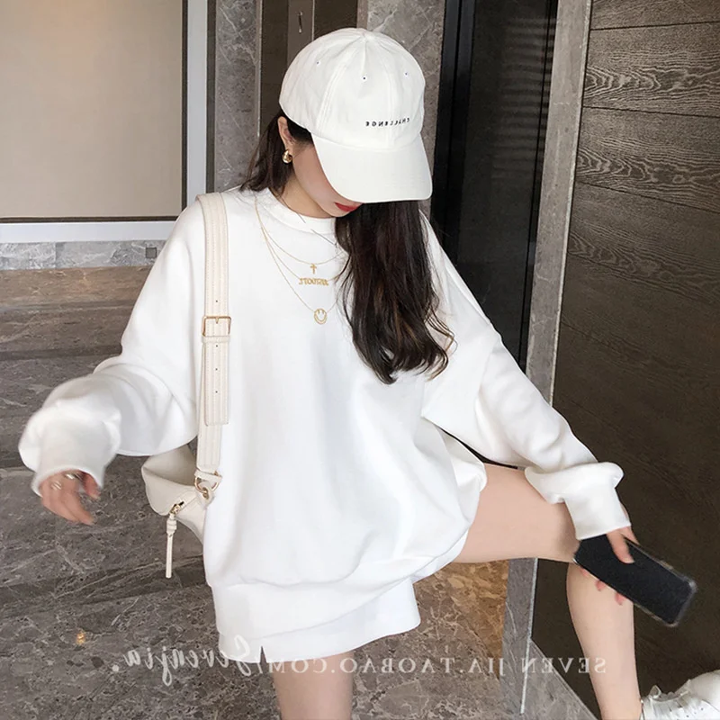 

Повседневный Молодежный Модный маленький спортивный флисовый костюм из двух предметов для женщин