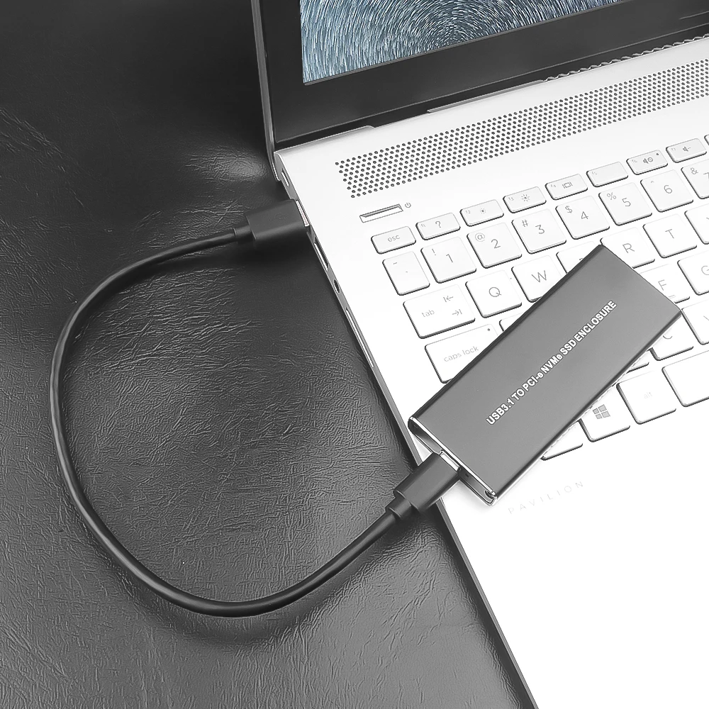 NVME M-ключ для Тип C адаптер чехол USB 3 1 Для M.2 PCIe SSD HDD корпус переносного адаптера