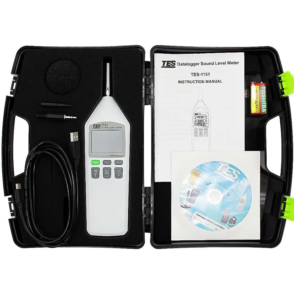 TES-1150 Digital Sound Level Meter 30 to 130dB | Инструменты